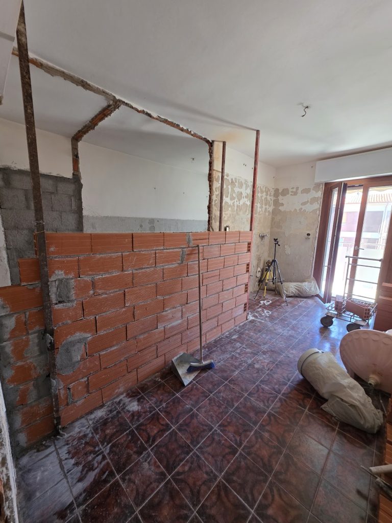 Nuovi tramezzi in laterizio
